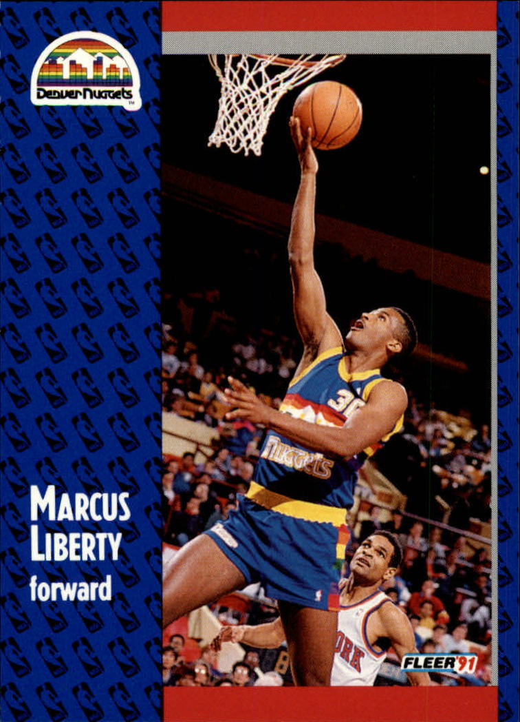 1991-92 Fleer #50 Marcus Liberty