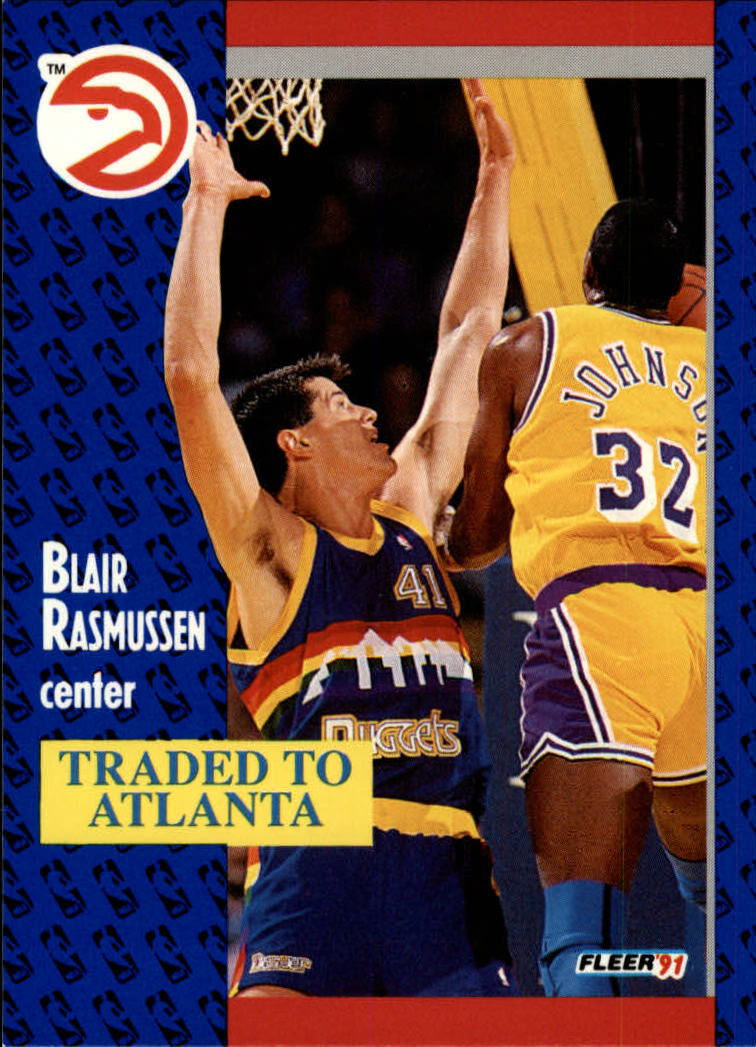 1991-92 Fleer #52 Blair Rasmussen