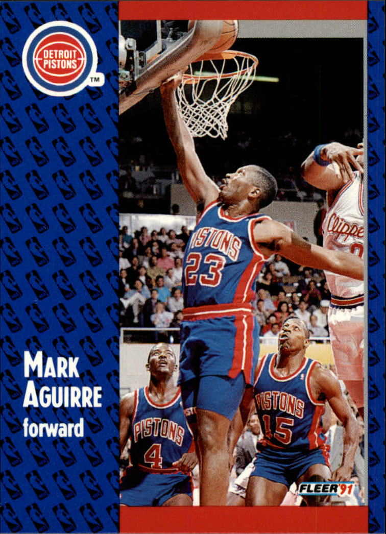 1991-92 Fleer #57 Mark Aguirre