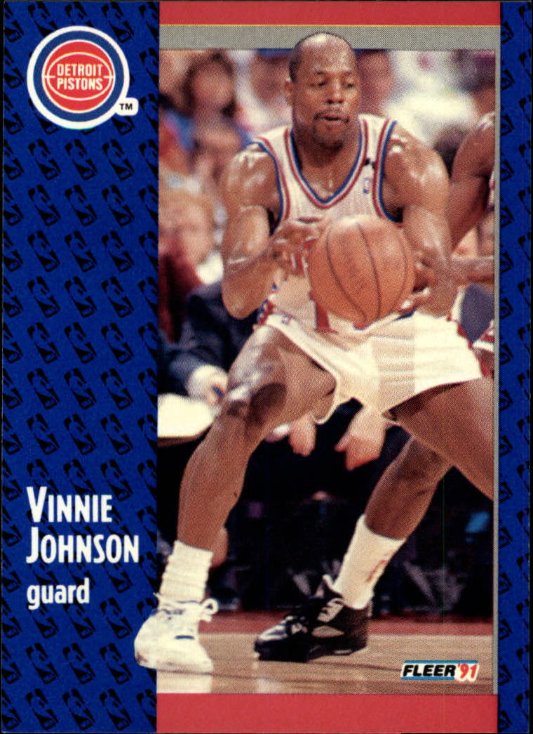 1991-92 Fleer #61 Vinnie Johnson