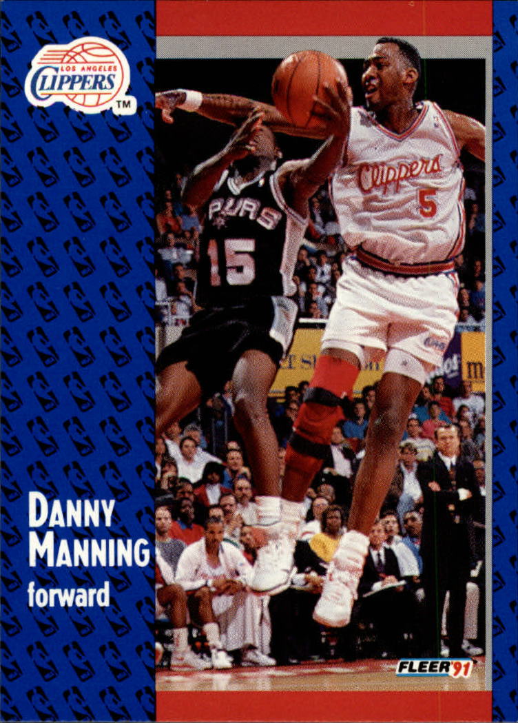 1991-92 Fleer #92 Danny Manning