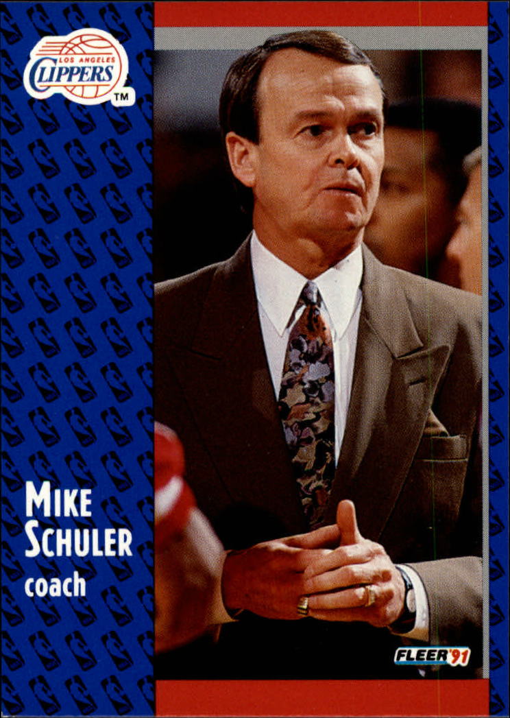 1991-92 Fleer #95 Mike Schuler CO