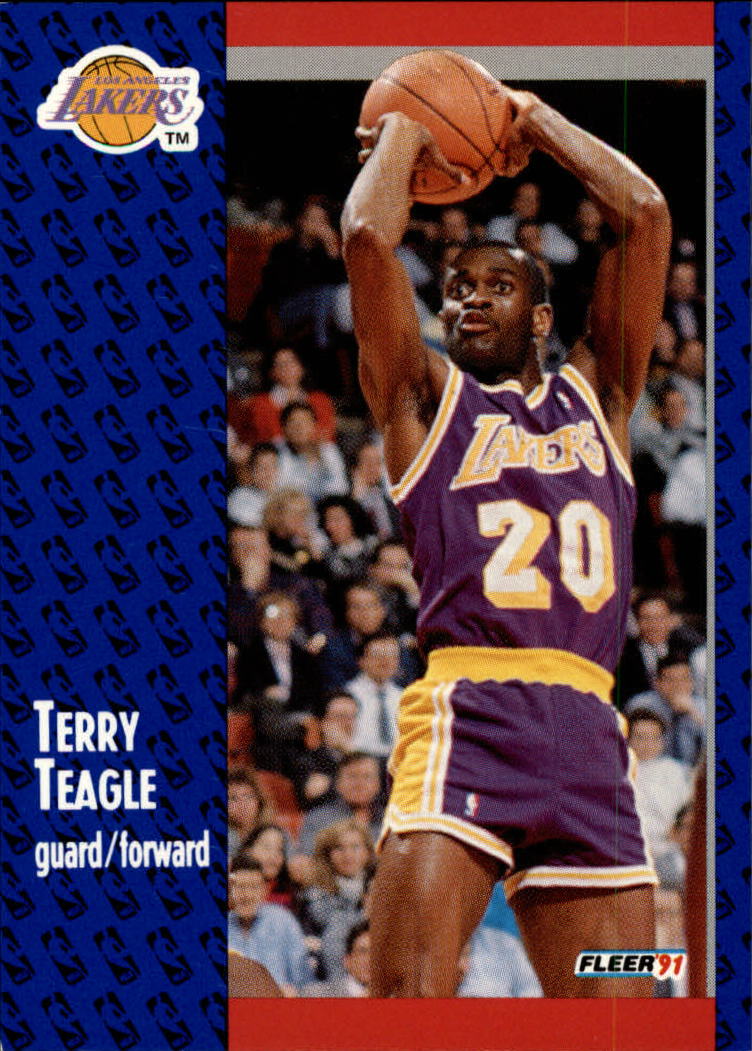 1991-92 Fleer #103 Terry Teagle
