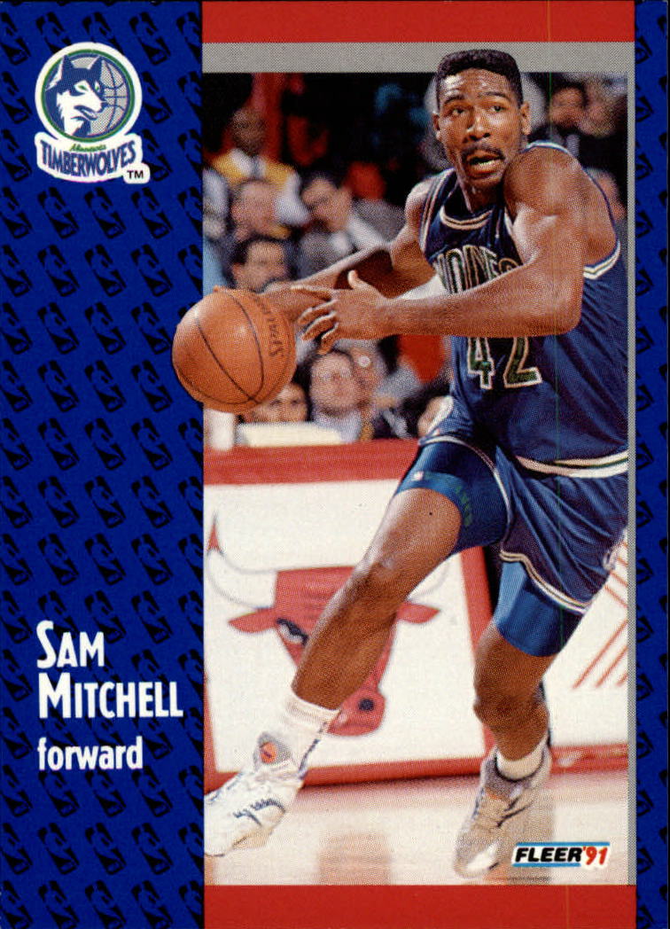 1991-92 Fleer #123 Sam Mitchell