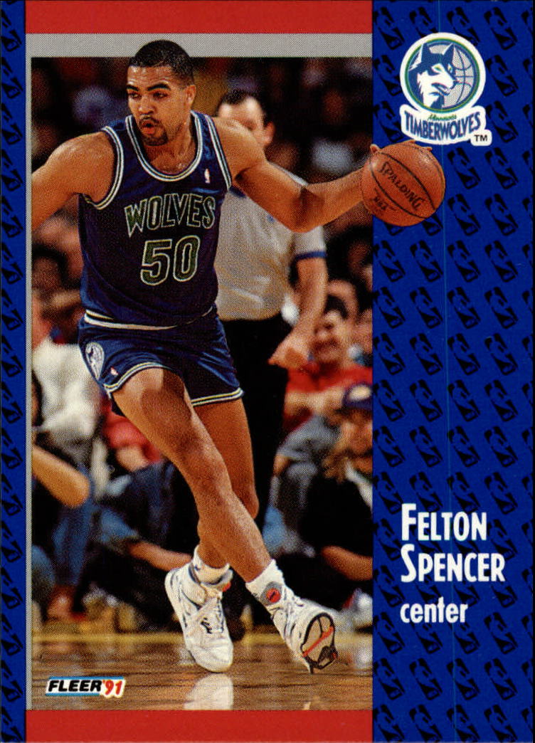 1991-92 Fleer #127 Felton Spencer