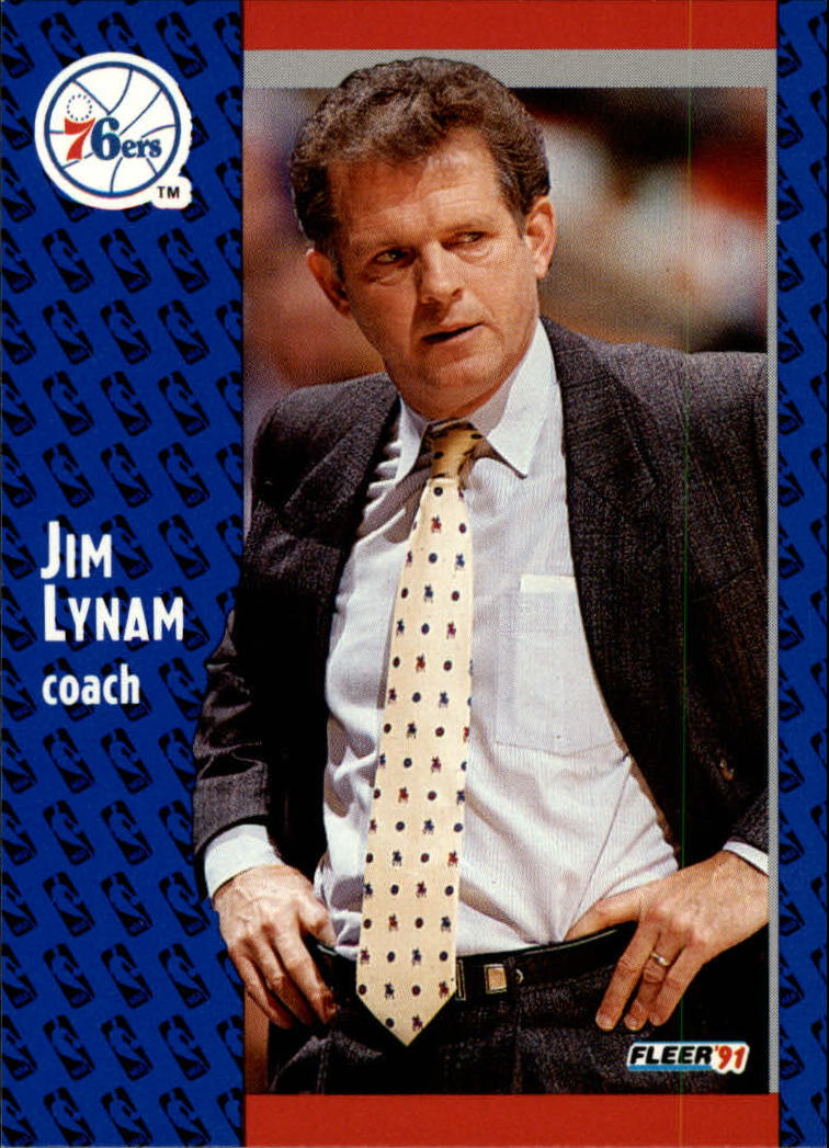 1991-92 Fleer #155 Jim Lynam CO