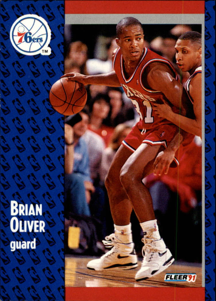 1991-92 Fleer #157 Brian Oliver