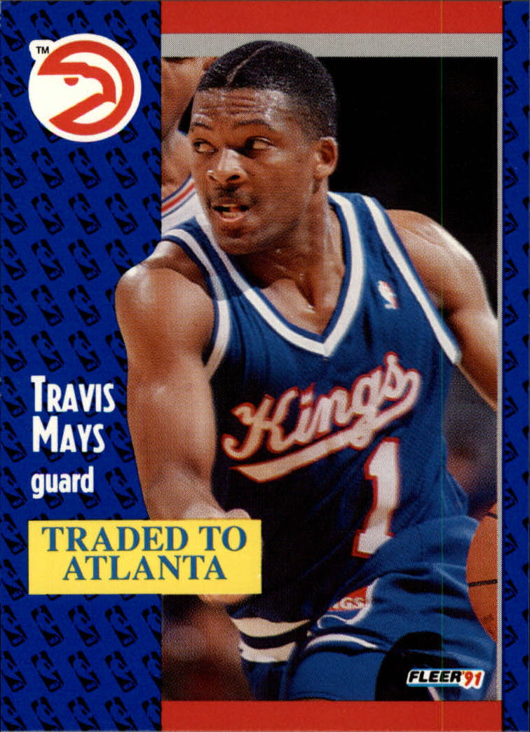 1991-92 Fleer #177 Travis Mays