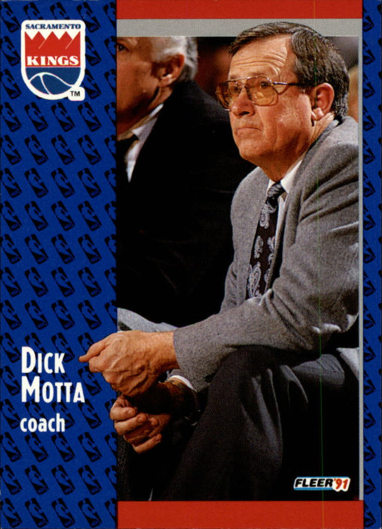 1991-92 Fleer #178 Dick Motta CO