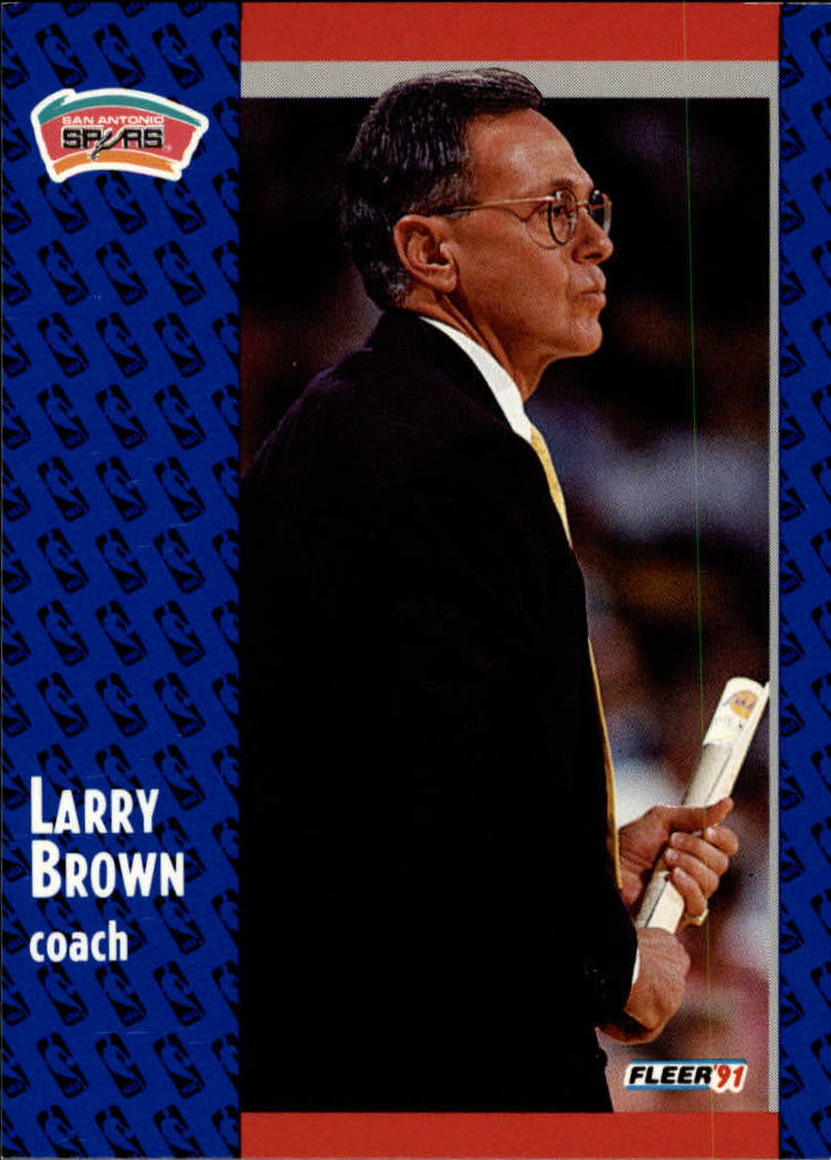 1991-92 Fleer #183 Larry Brown CO