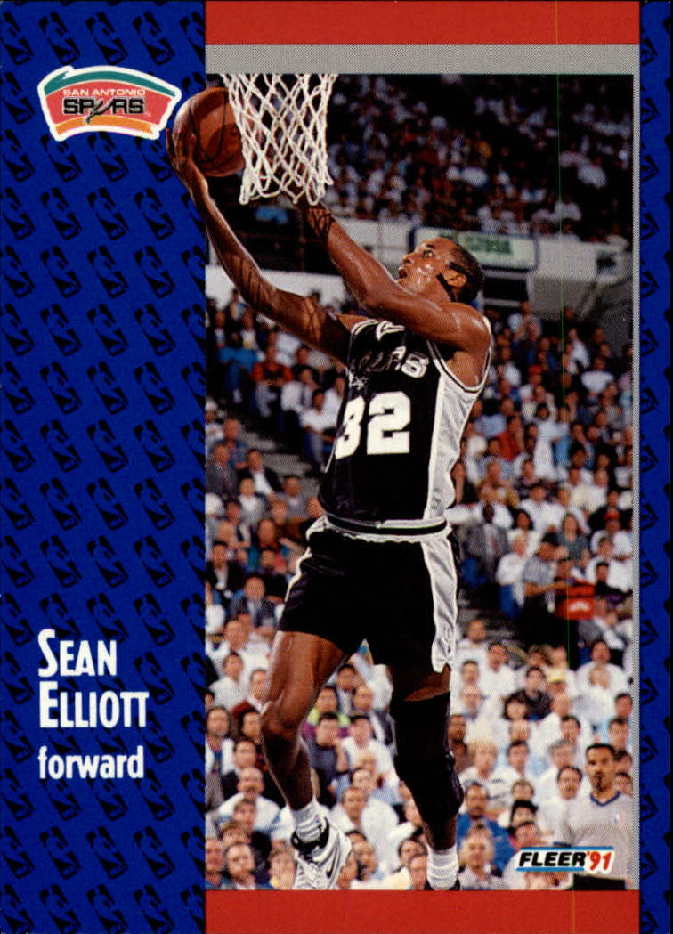 1991-92 Fleer #185 Sean Elliott