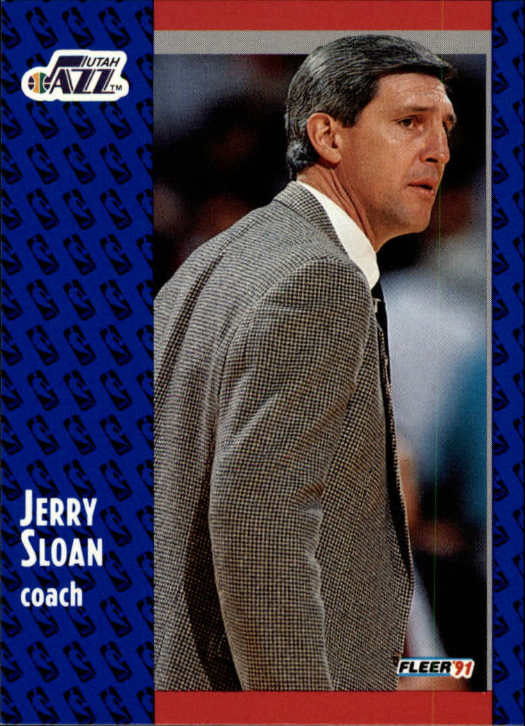 1991-92 Fleer #202 Jerry Sloan CO