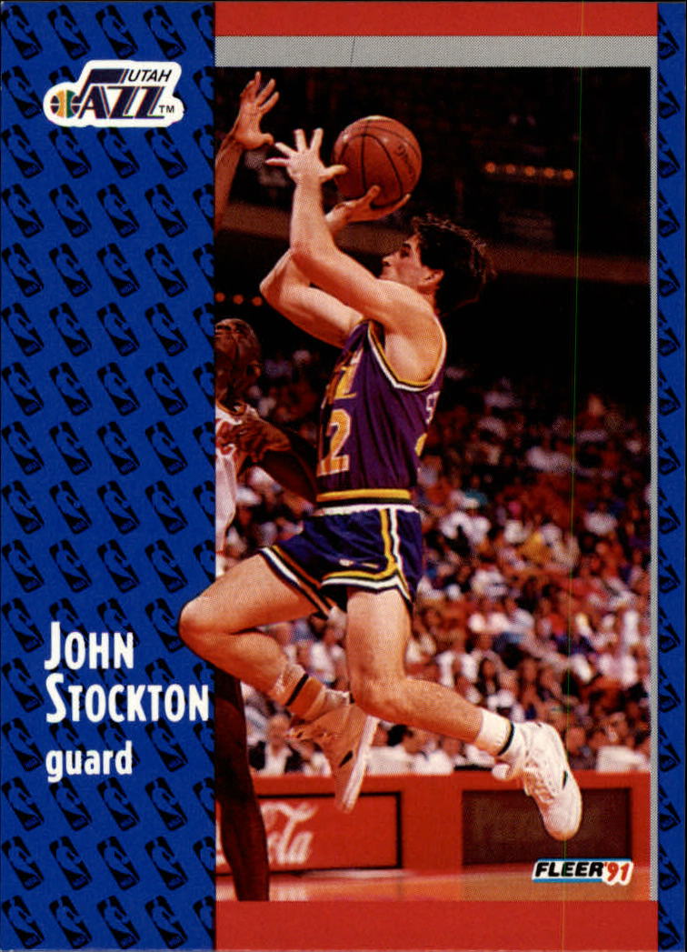 1991-92 Fleer #203 John Stockton