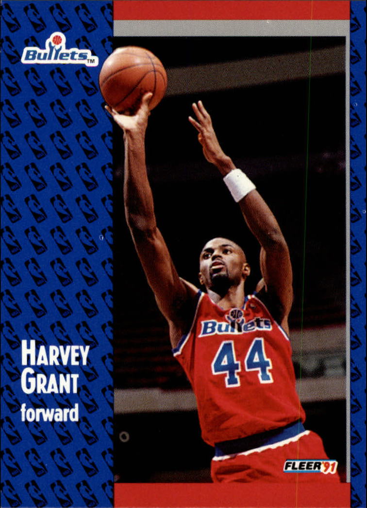 1991-92 Fleer #207 Harvey Grant