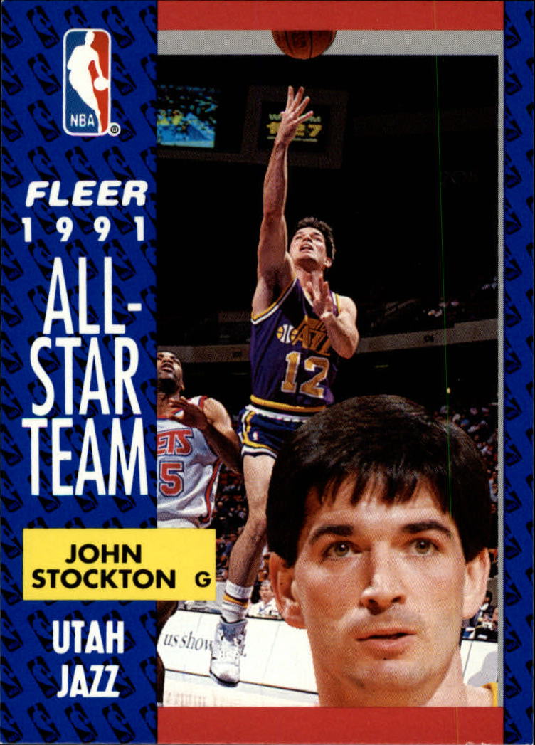 1991-92 Fleer #217 John Stockton AS