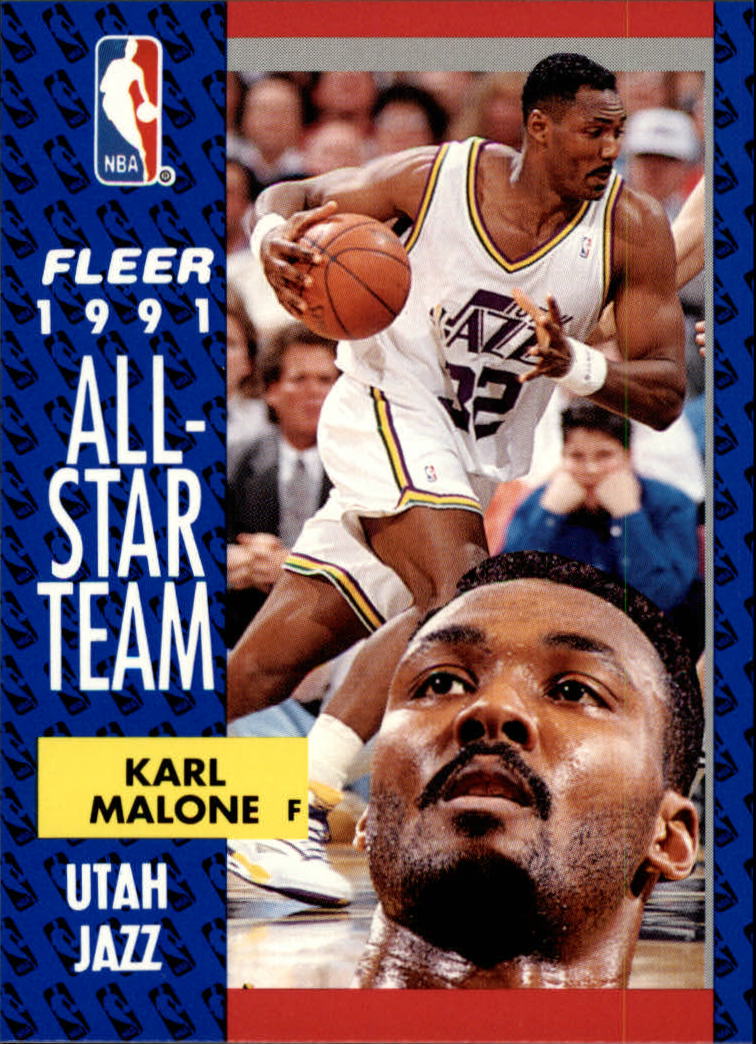 1991-92 Fleer #219 Karl Malone AS