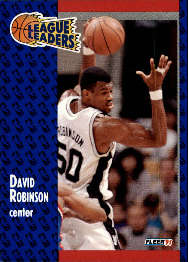 1991-92 Fleer #225 David Robinson LL