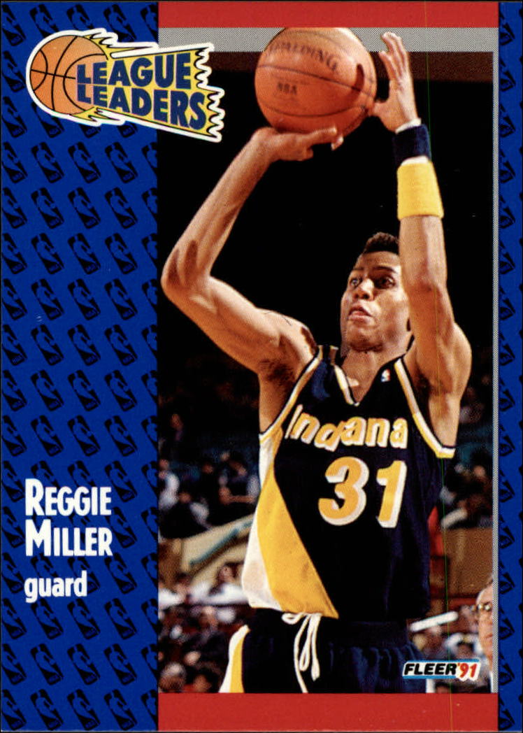 1991-92 Fleer #226 Reggie Miller LL