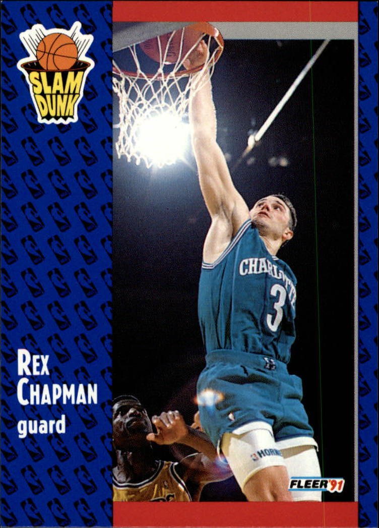 1991-92 Fleer #229 Rex Chapman SD