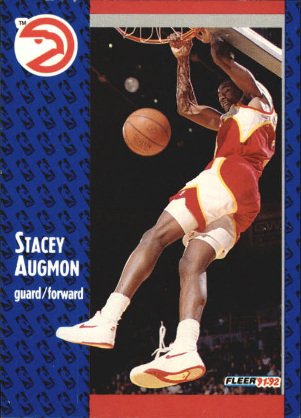 1991-92 Fleer #241 Stacey Augmon RC