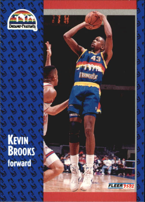1991-92 Fleer #273 Kevin Brooks RC