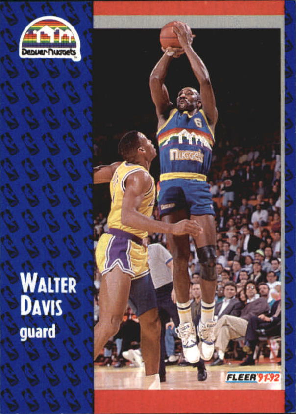 1991-92 Fleer #274 Walter Davis