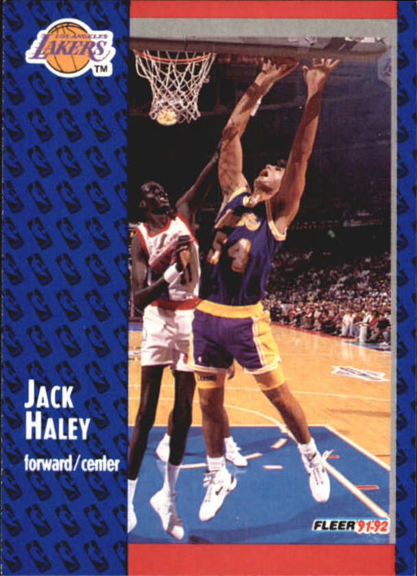 1991-92 Fleer #301 Jack Haley