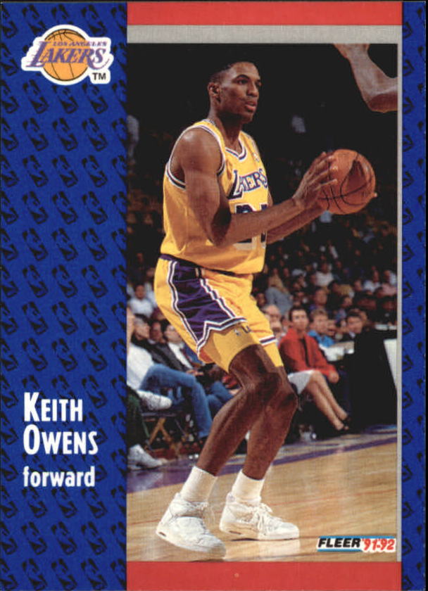 1991-92 Fleer #302 Keith Owens
