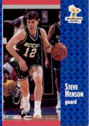 1991-92 Fleer #313 Steve Henson