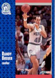 1991-92 Fleer #317 Randy Breuer