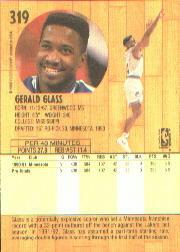 1991-92 Fleer #319 Gerald Glass back image