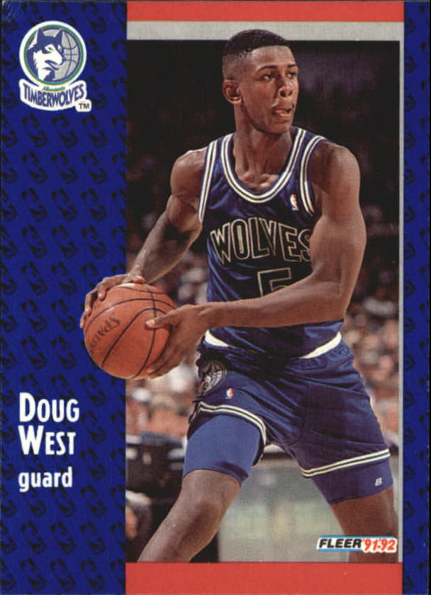 1991-92 Fleer #321 Doug West