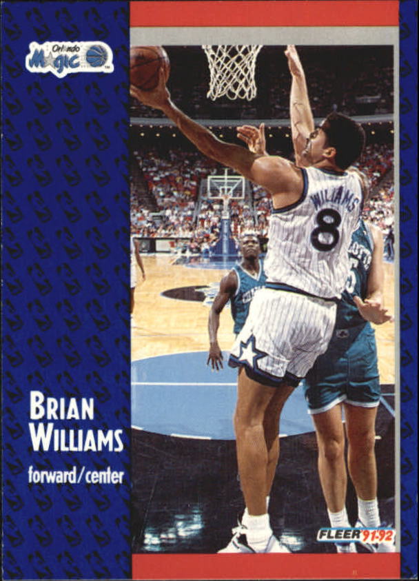 1991-92 Fleer #334 Brian Williams RC