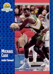 1991-92 Fleer #358 Michael Cage