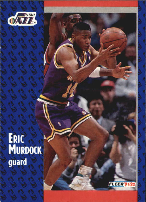 1991-92 Fleer #365 Eric Murdock RC