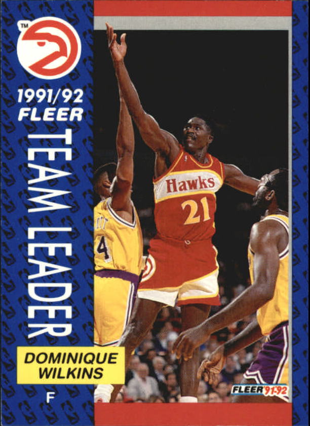 1991-92 Fleer #372 Dominique Wilkins TL