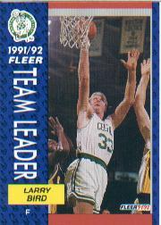1991-92 Fleer #373 Larry Bird TL
