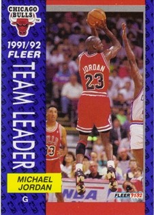 1991-92 Fleer #375 Michael Jordan TL