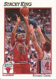 1990-91 Hoops #66 Stacey King RC - NM-MT