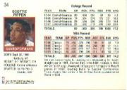 1991-92 Hoops #34 Scottie Pippen back image