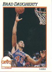 1991-92 Hoops #36 Brad Daugherty