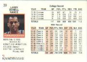 1991-92 Hoops #39 Larry Nance back image