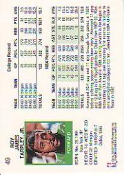 1991-92 Hoops #49 Roy Tarpley back image