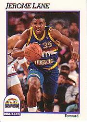 1991-92 Hoops #53 Jerome Lane