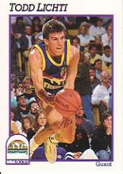 1991-92 Hoops #54 Todd Lichti
