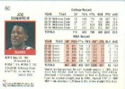 1991-92 Hoops #60 Joe Dumars back image