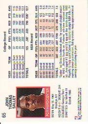 1991-92 Hoops #65 John Salley back image