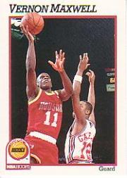 1991-92 Hoops #77 Vernon Maxwell