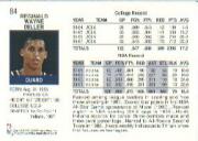 1991-92 Hoops #84 Reggie Miller back image