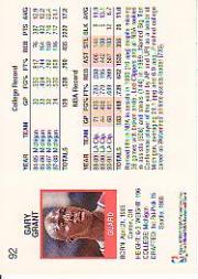 1991-92 Hoops #92 Gary Grant
